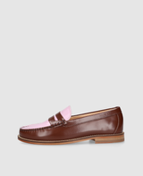 Penny Loafer - Braun/Rosa
