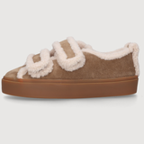 SHEARLING LOW VELCRO - Light Beige