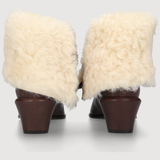 BETTINA WINTER ANKLE BOOT 50 - Dark Brown/Natural