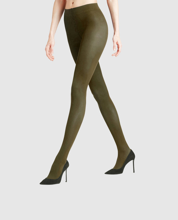 FALKE Pure Matt 50 DEN Damen Strumpfhose - military