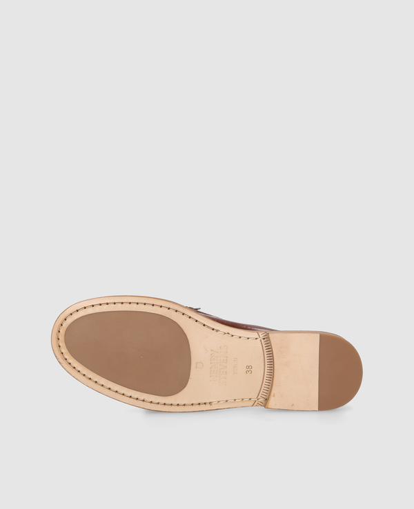 Penny Loafer - Braun/Rosa