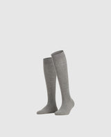 FALKE Family Damen Kniestrümpfe - greymix