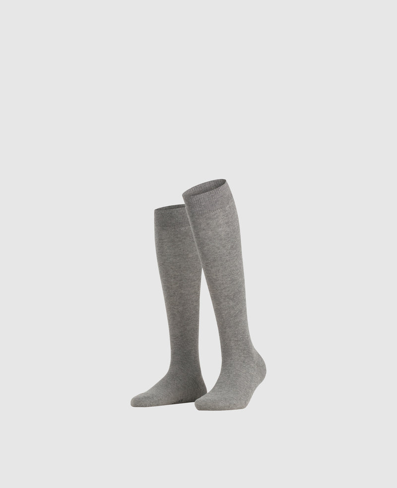 FALKE Family Damen Kniestrümpfe - greymix