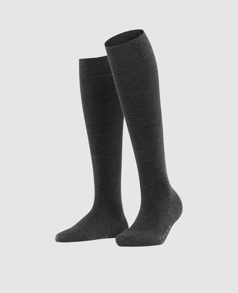FALKE Softmerino Damen Kniestrümpfe - anthra.mel