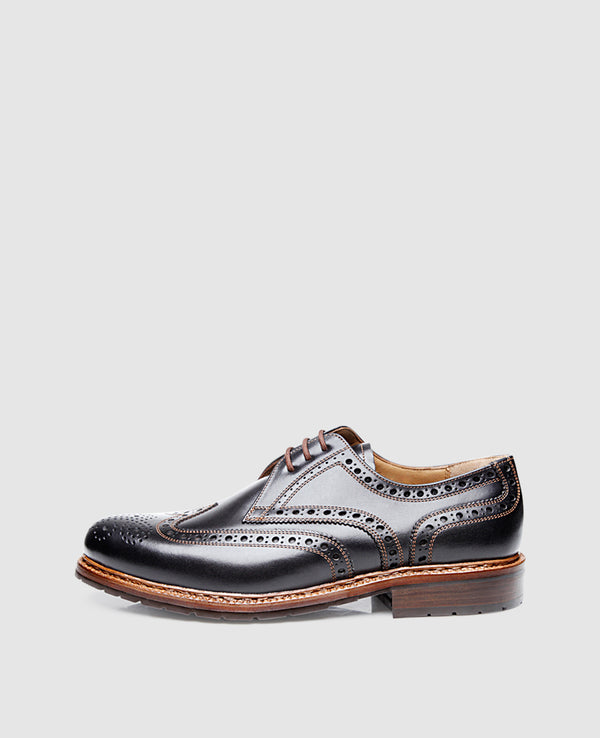 Janosh K Full-Brogue FC - Schwarz