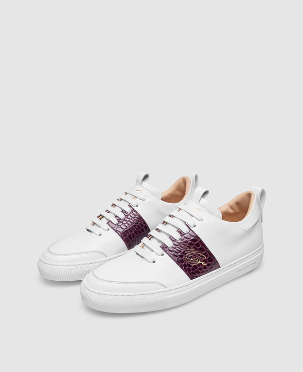 Turin Tennis Sneaker NP - Weiß/Bordo