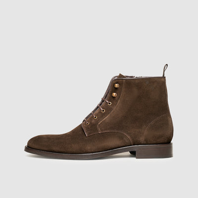 Herren-Stiefel aus Velourleder