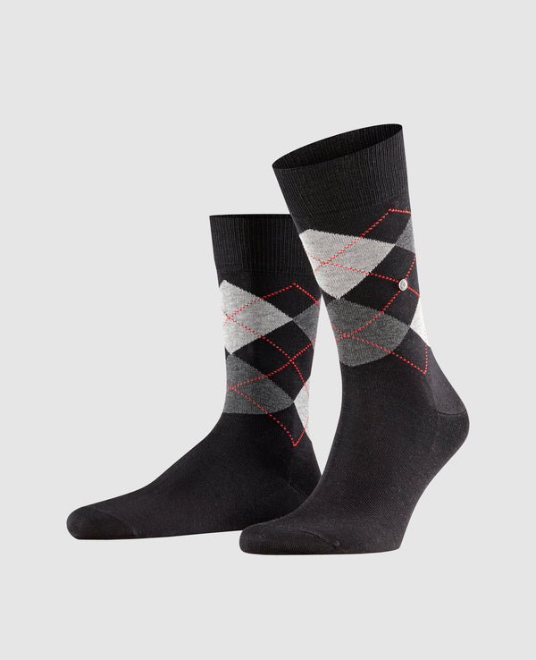 Burlington Manchester Herren Socken - black