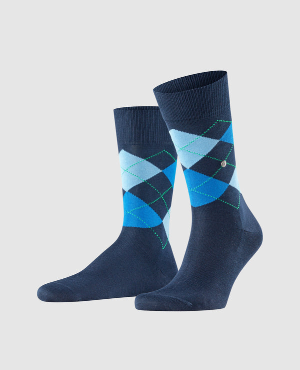 Burlington Manchester Herren Socken - marine