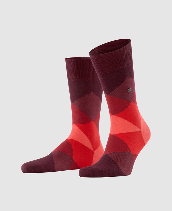 Burlington Clyde Herren Socken - claret