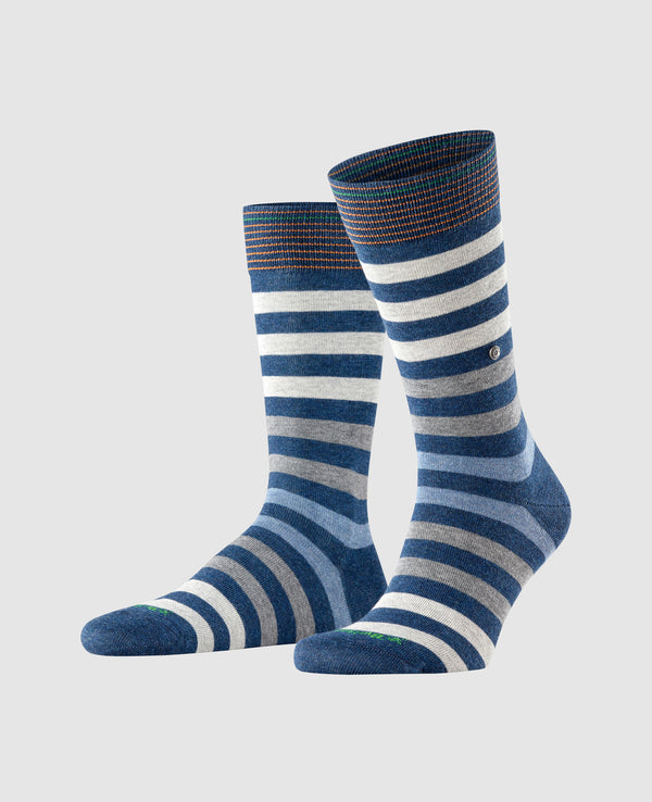 Burlington Blackpool Herren Socken - dark blue mel.