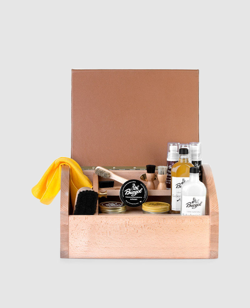 Schuhpflegebox hell - Hell