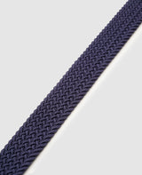 Elastischer Flechtgürtel - Dunkelblau