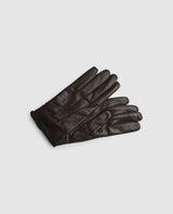 Handschuhe mit Ziernaht - Dunkelbraun